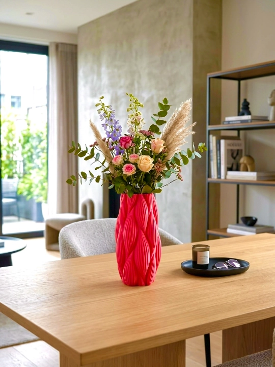 Ваза «Кокон» Rayelle home, из 3D пластика
