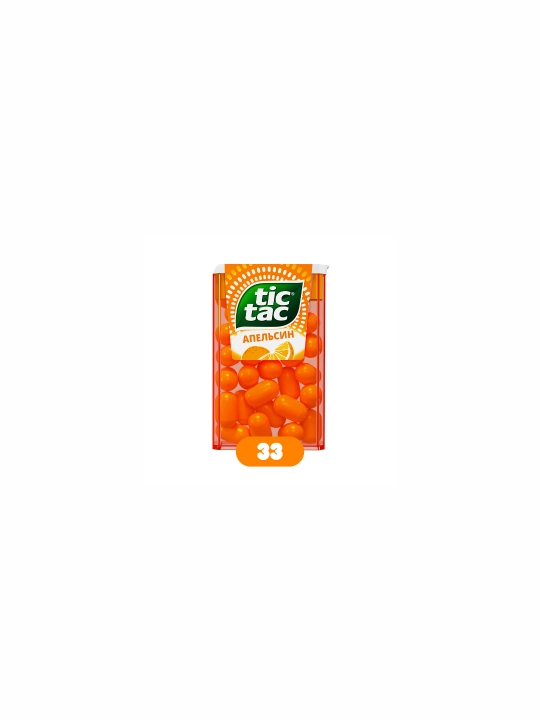 Draje Tic Tac, apelsin ta'mi, 16 gr - 