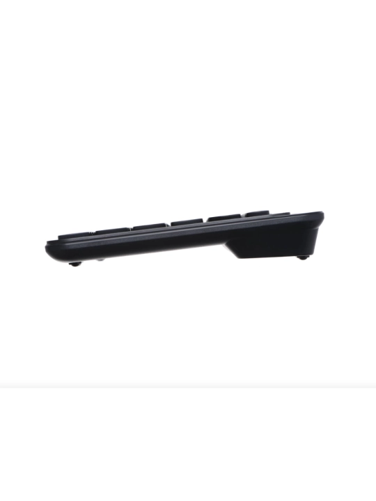 Клавиатура мембранная 2E KS250 84key, WL/BT, EN/UK/RU, чёрно-серый