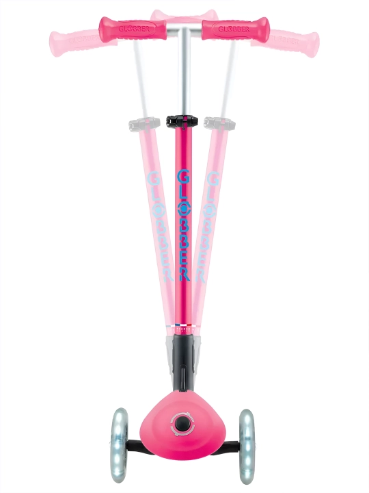 Uch g'ildirakli samokat Globber Primo Foldable Plus Lights