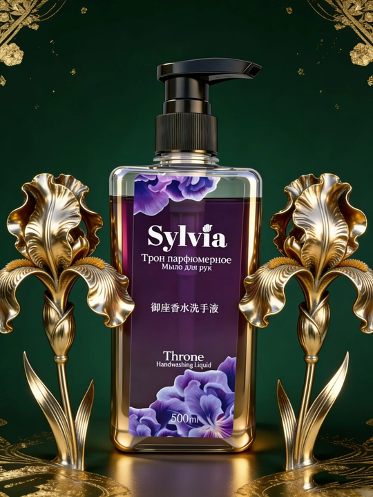 Parfumlangan suyuq sovun, 500 ml, 99.9% bakteriya yoqotadi, mukammal tozalaydi va namlantiradi