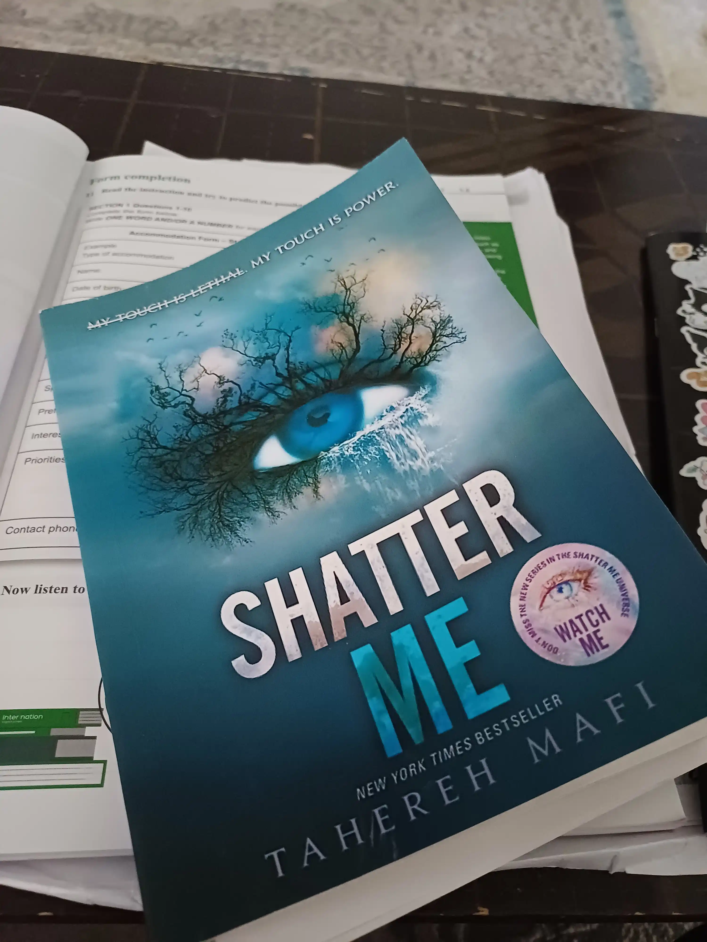 Shatter Me, Unravel Me, Defy Me, Imagine Me, Believe Me, Restore, Ignite Me. Tahereh Mafi