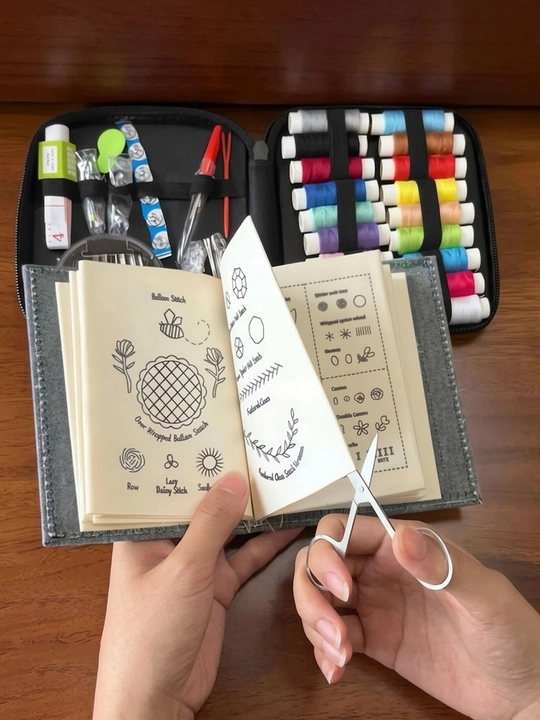 DIY kashtachilik va tikuv texnikalari bo‘yicha qo‘llanma kitob (B uslub)