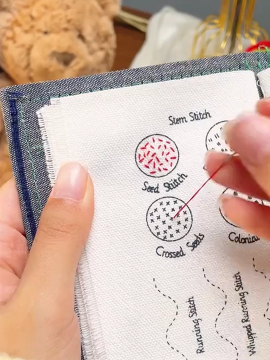 DIY kashtachilik va tikuv texnikalari bo‘yicha qo‘llanma kitob (B uslub)