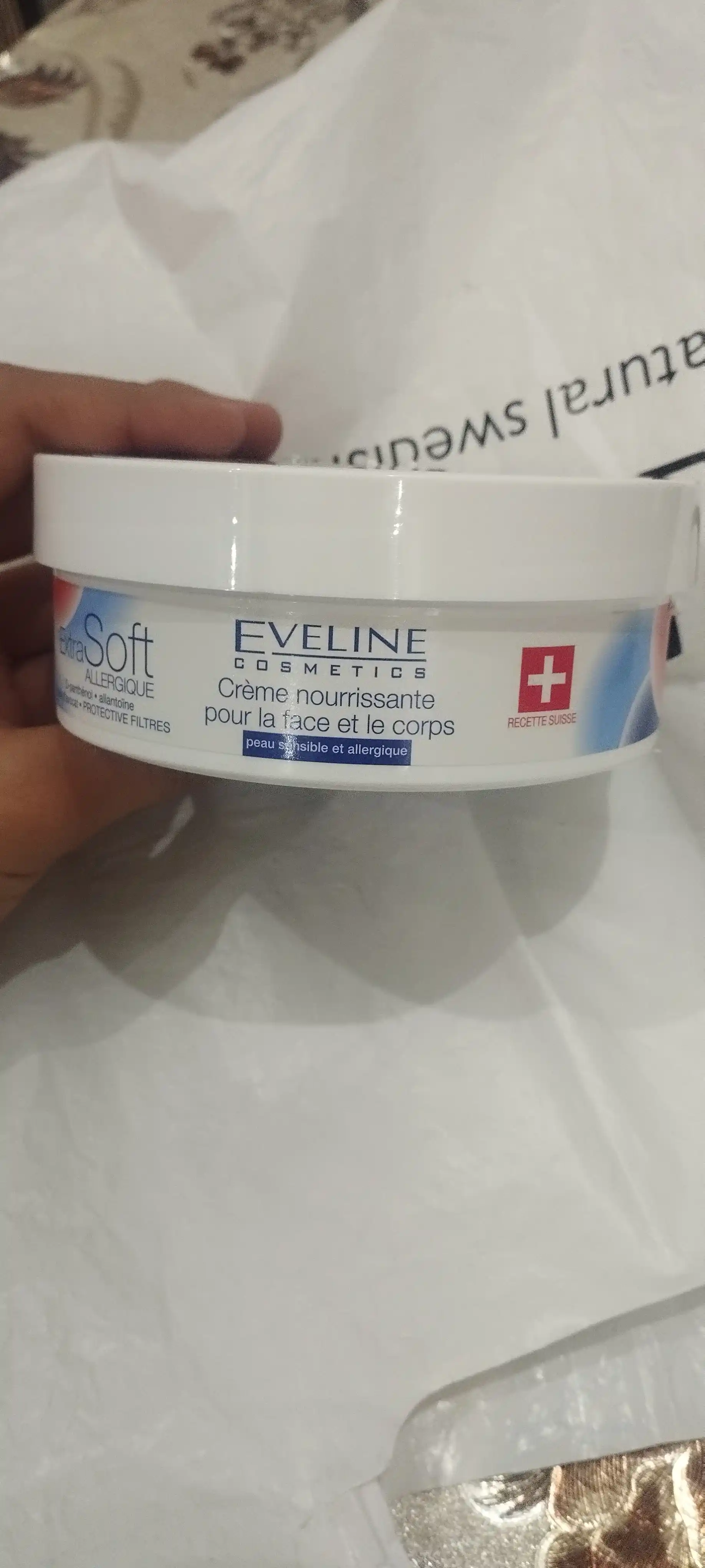 EVELINE COSMETICS EXTRA SOFT ALLERGIQUE, SOS, BIO, NOURISHING yuz va tana kremi, 200 ml