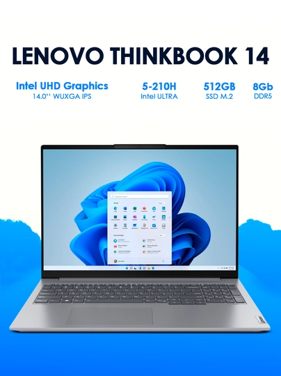 Ноутбук Lenovo ThinkBook 14 G8 IRL Core 5-210H 8/512 14" WUXGA IPS Grey