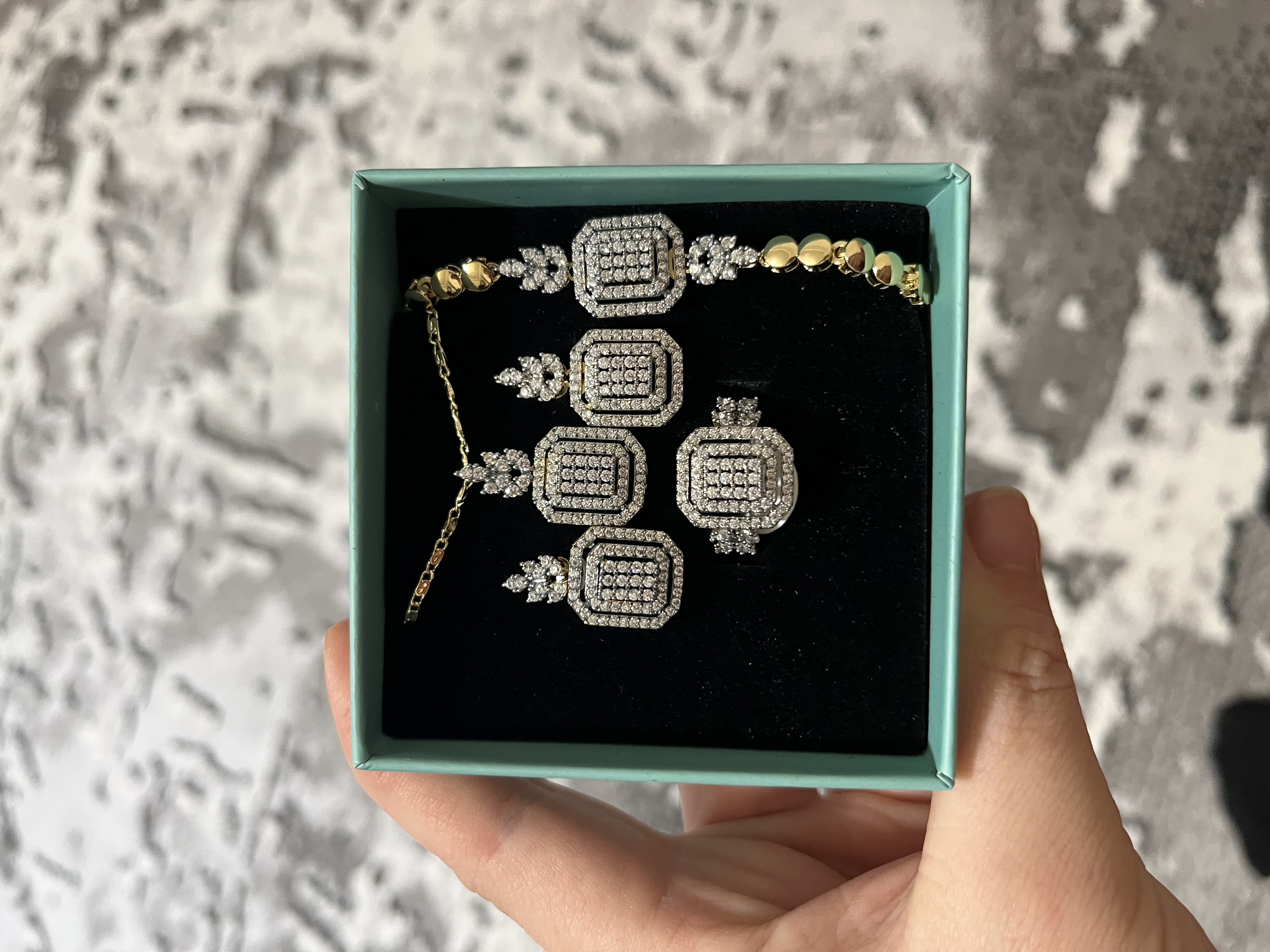 Комплект украшений, серьги, кольцо, браслет, цепочка, Messika Bvlgari, Vancleef