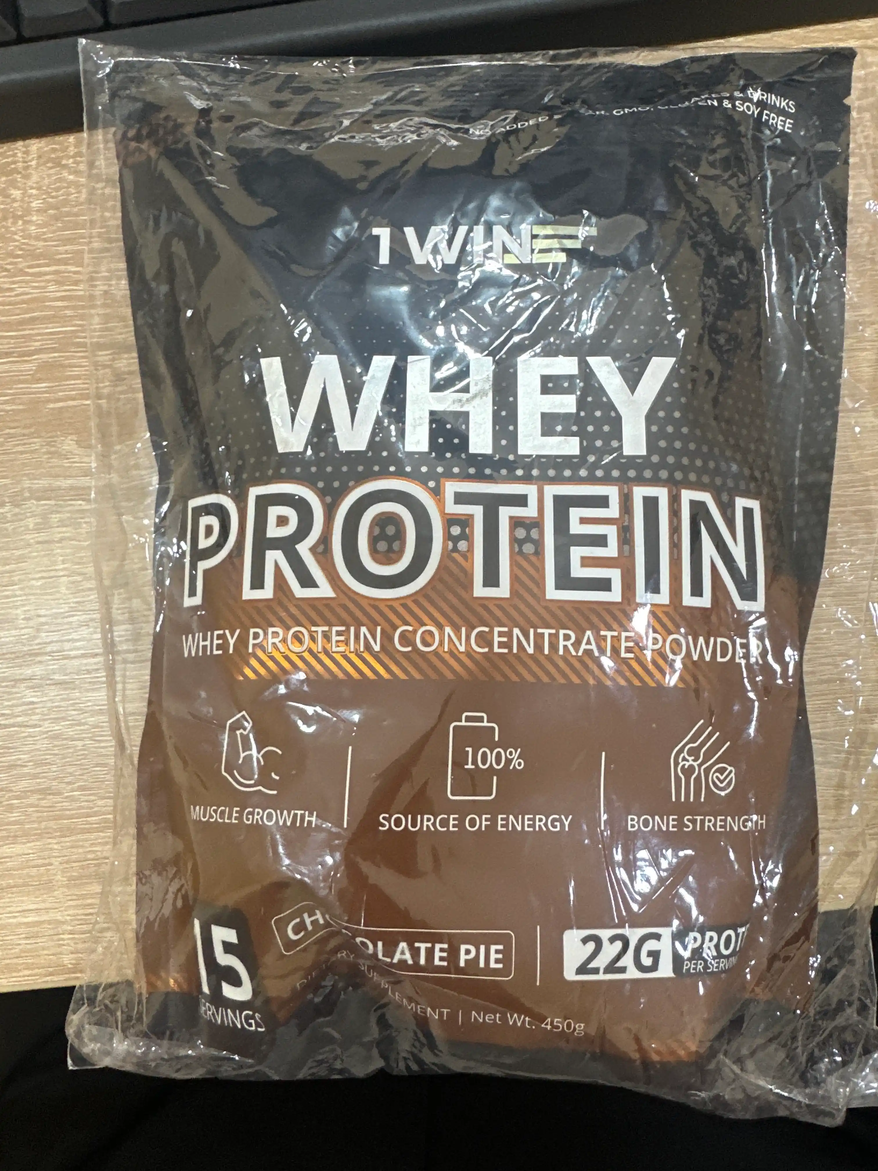 Protein 1WIN Whey Protein — mushak o‘sishi va tiklanish uchun oqsil