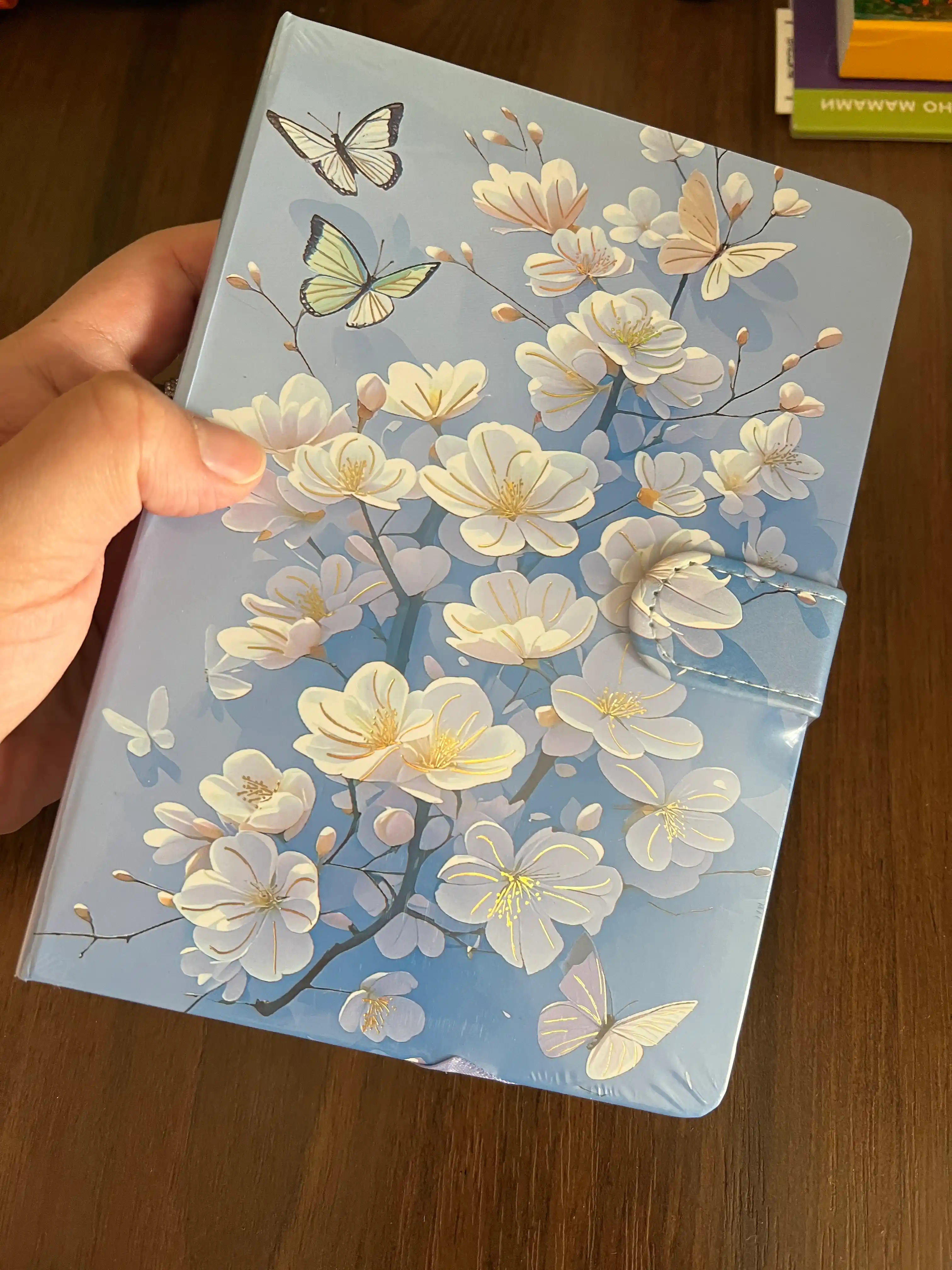 Kreativ gulli bloknot, 13 x 19 sm, qizlar uchun chiroyli planner, B6, 110b, marmar blaknot