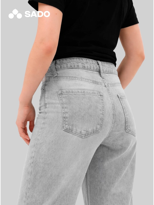 Ayollar jinsilari SADO WIDE LEG, shimlar ayollar, jinsi shimlar ayollar