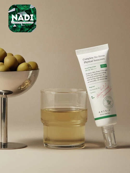 Quyoshdan himoya kremi AXIS-Y Complete No-Stress Physical Sunscreen SPF50+ PA++++, 50 ml - 