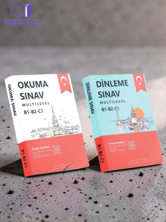 CEFR B1, B2, C1 uchun turk tilidagi Sinav Multilevel, Dinleme, Okuma, Yazma, Konusma kitob - 