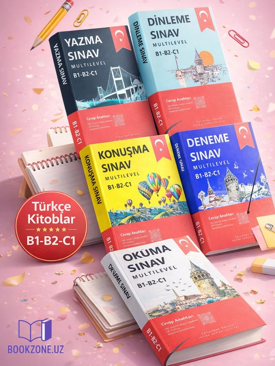 Книга Sinav Multilevel, Dinleme, Okuma, Yazma, Konusma турецкого языка для CEFR B1, B2, C1 - 