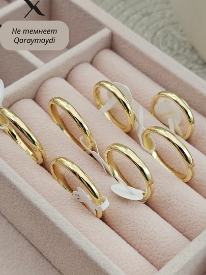 Обручальное кольцо из нержавеющей стали, Xuping — GOLDEG-OBRUCHALKA-ЖЕЛТ-20