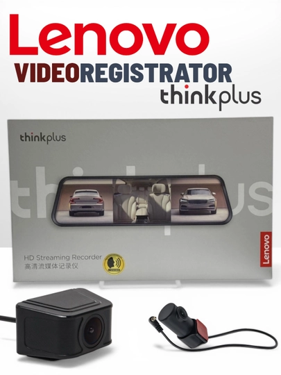 Lenovo Thinkplus T820 pro – автомобильный видеорегистратор с 3 камерами, салон камера, FHD — 622198-LENOVOTHINKPLUS3KAMERA