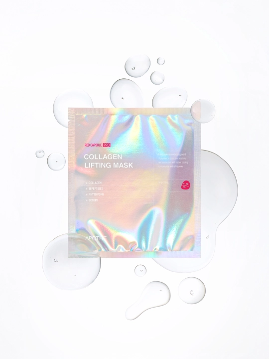 Kollagenli lifting matoli niqob APOTHE Red Capsule Pro-Collagen Lifting Mask, 34g×4 dona