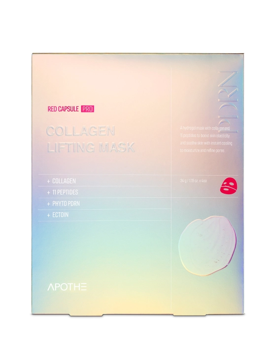 Kollagenli lifting matoli niqob APOTHE Red Capsule Pro-Collagen Lifting Mask, 34g×4 dona