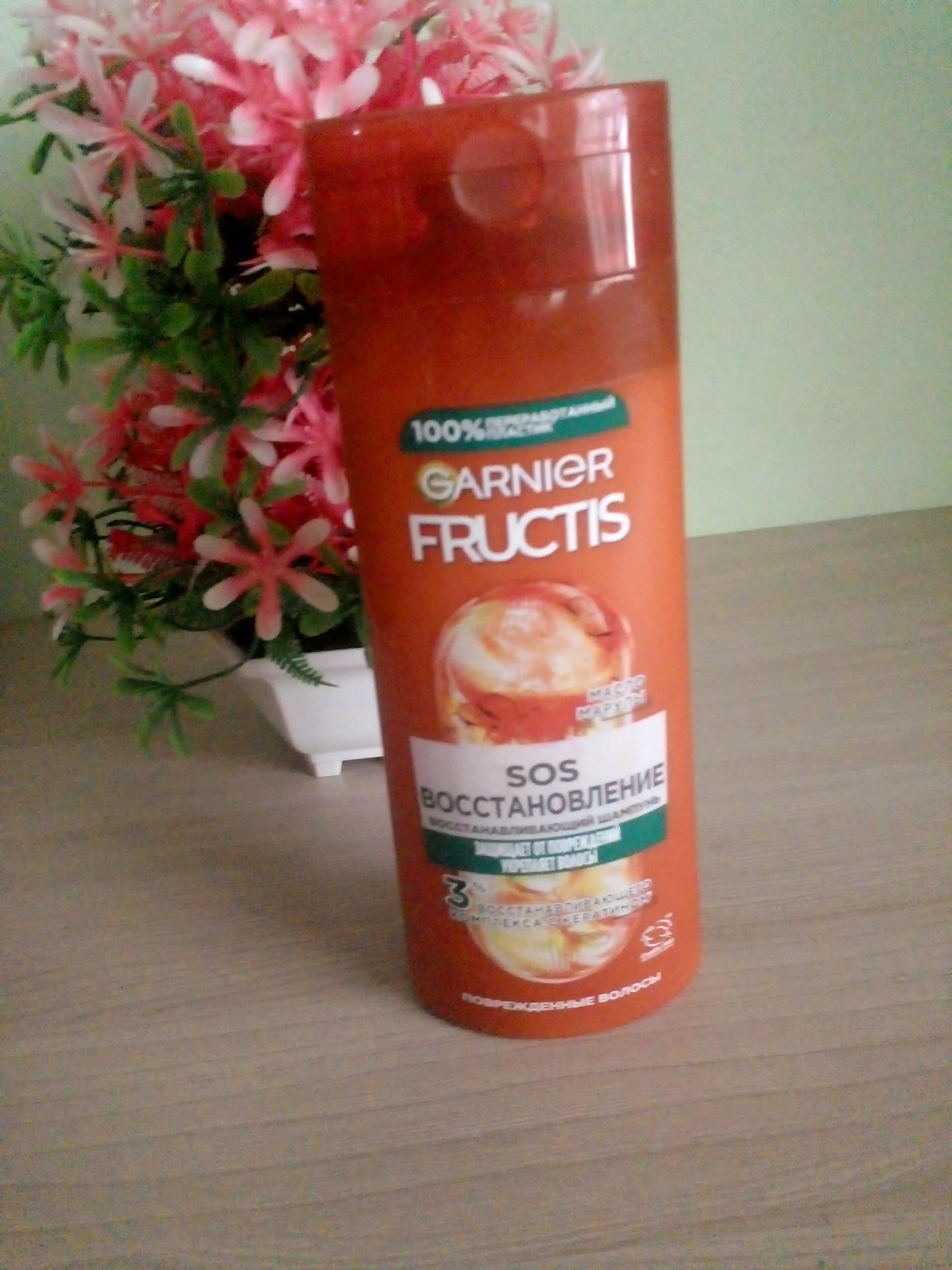 Garnier Шампунь для волос Fructis SOS Восстановление для поврежденных волос, 400 мл