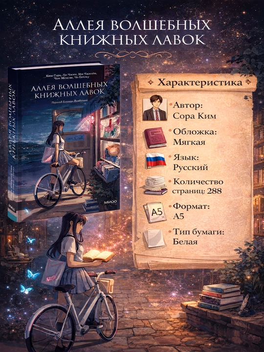 Alleya volshebnix knijnix lavok. Sora Kim
