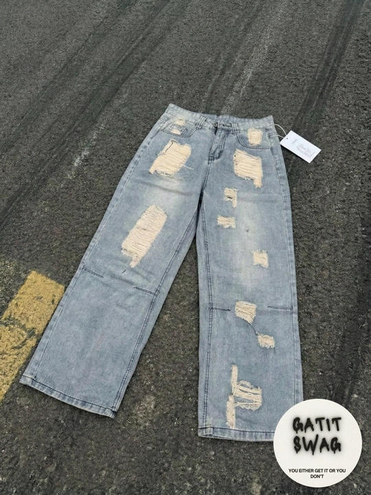 Jinsi baggy oversize Y2K