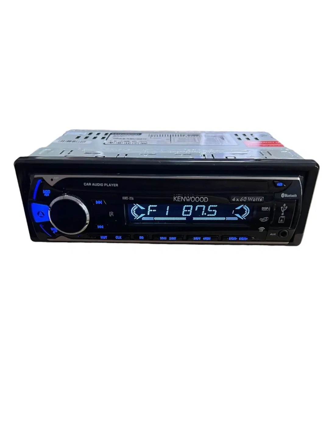 Автомагнитола Kenwood Bluetooth, USB, AUX, FM-радио и пульт