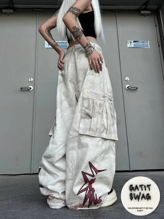 Jinsi baggy oversize Y2K