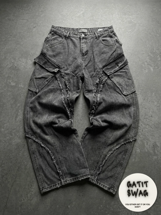 Jinsi baggy oversize Y2K
