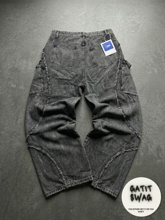 Jinsi baggy oversize Y2K