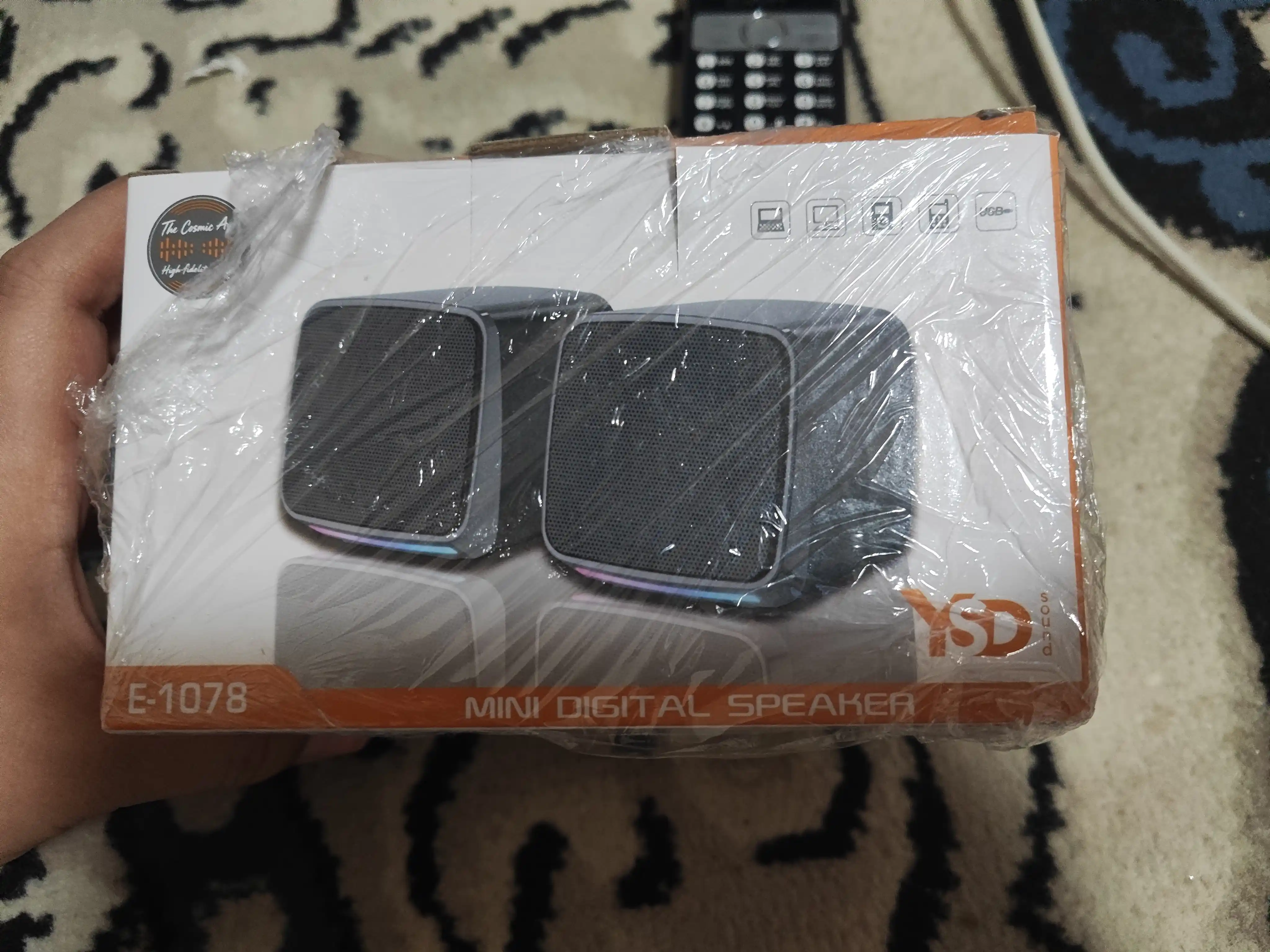 Колонки мини с RGB подсветкой, для компьютеров, смартфонов и ноутбуков, USB