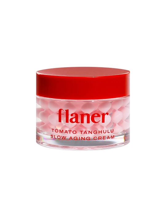 Pomidor ekstrakti bilan qarishga qarshi yuz kremi FLANER Aging Cream, 50 ml