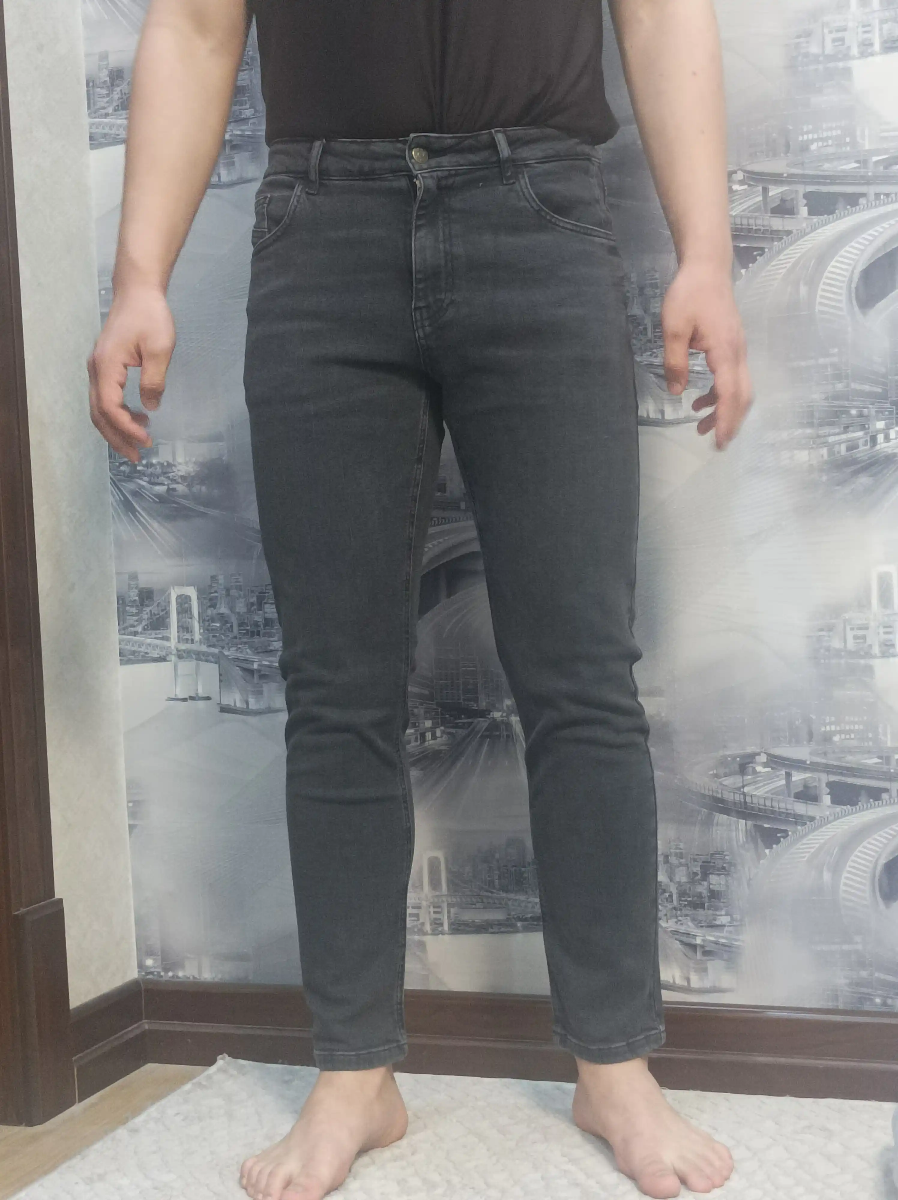 LIVES DENIM erkaklar jinsi shimlari, bahorgi, yozgi 100% paxtadan
