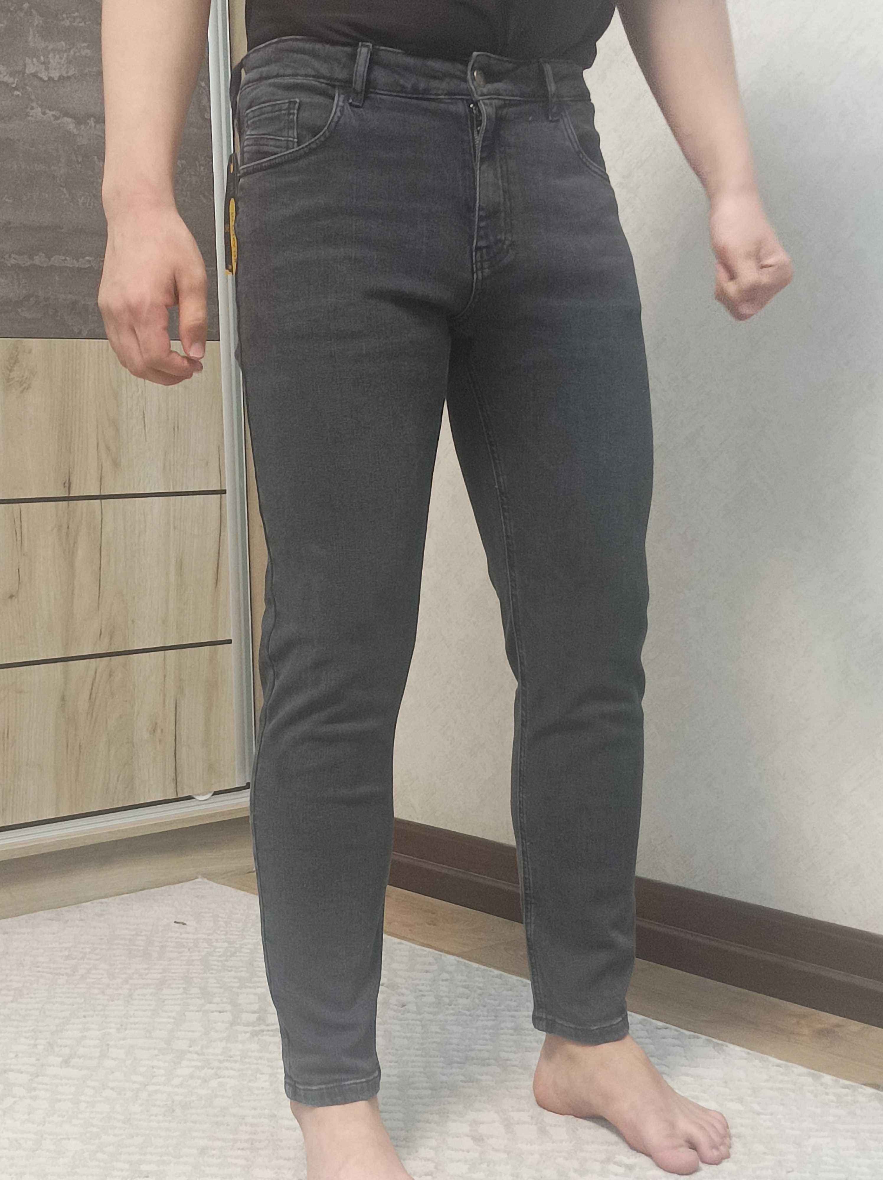 LIVES DENIM erkaklar jinsi shimlari, bahorgi, yozgi 100% paxtadan