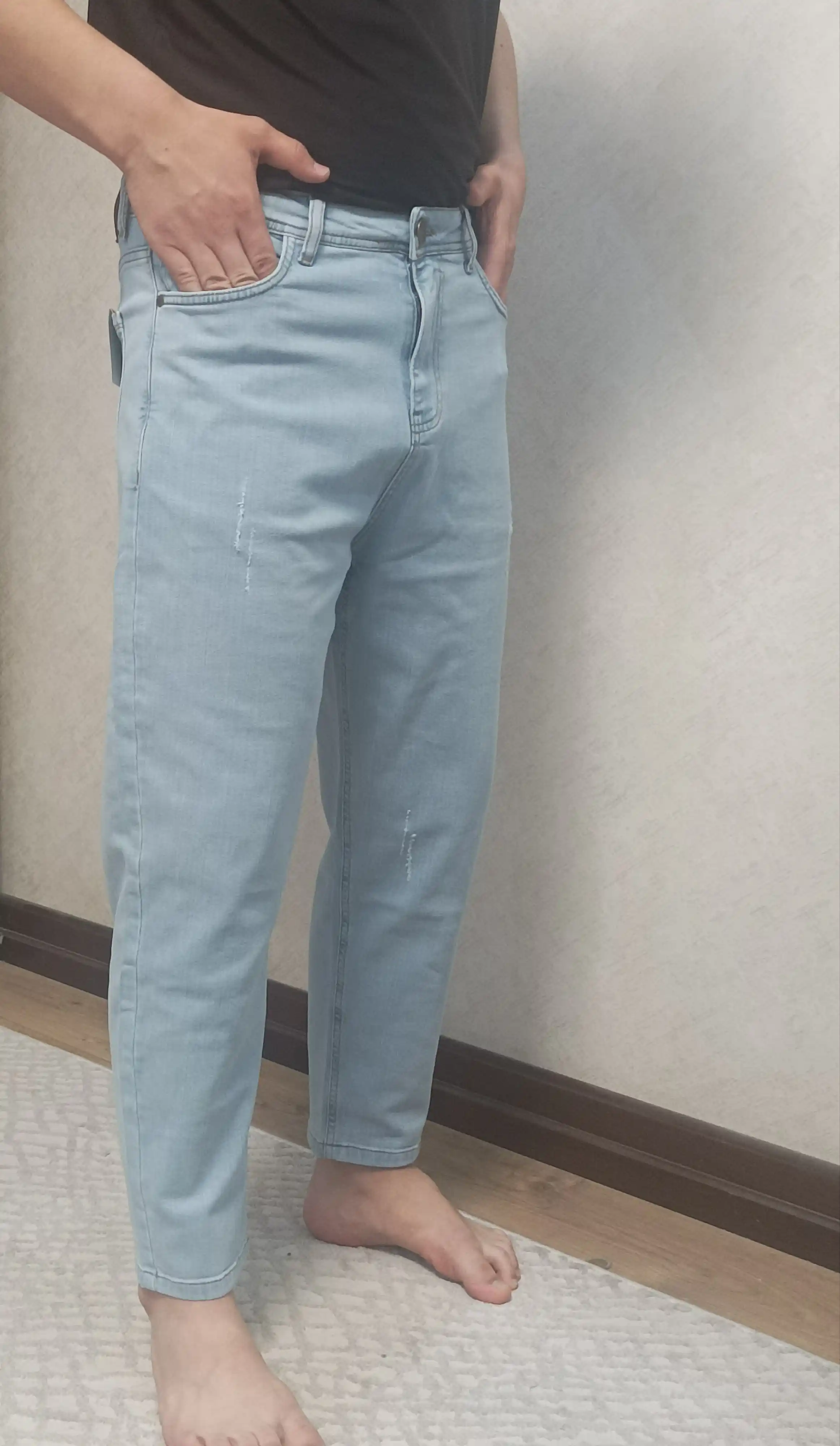 LIVES DENIM, Erkaklar jinsi shimlari, erkaklar kiyimlari, bahorgi, 100% paxta