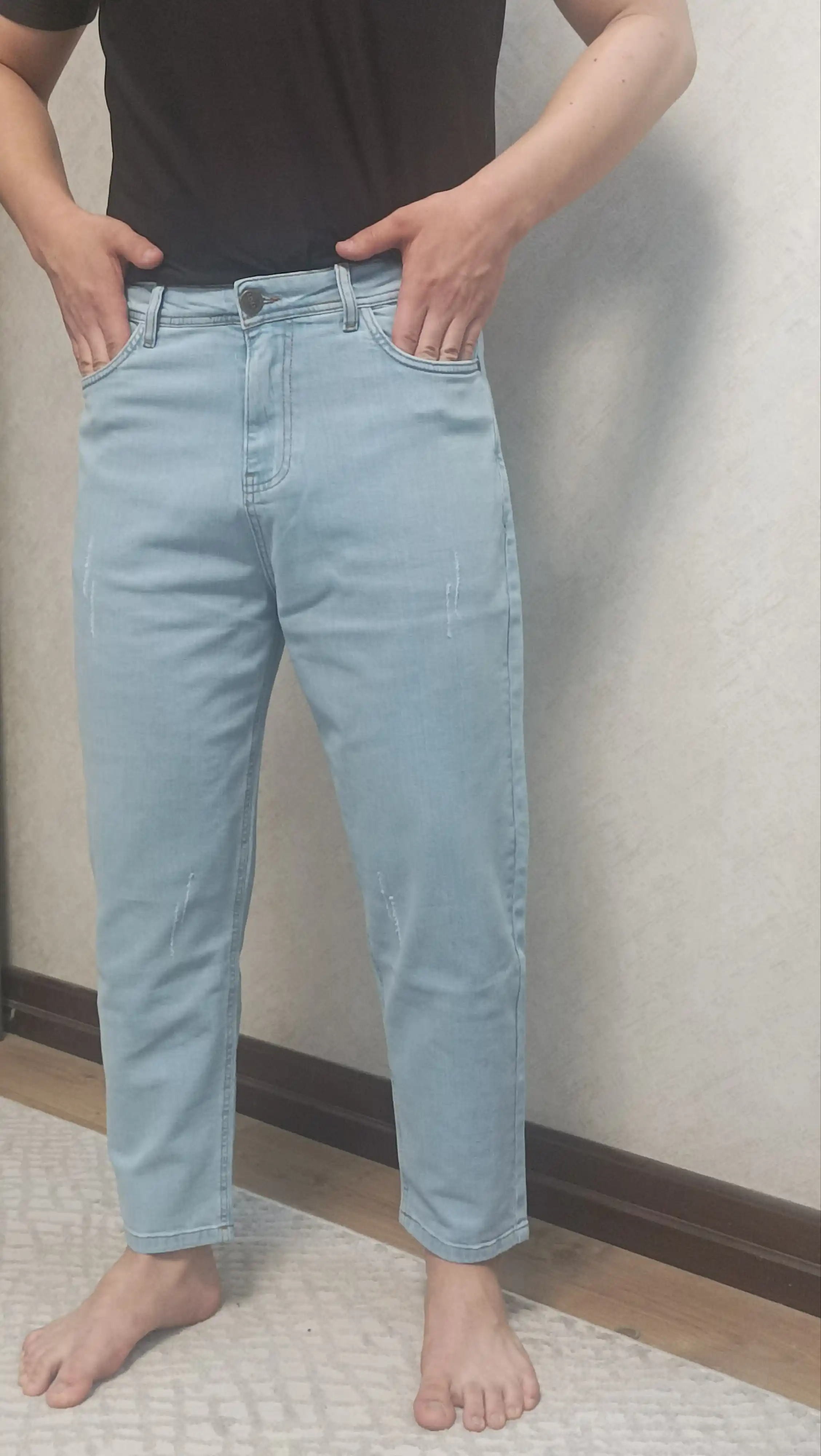 LIVES DENIM, Erkaklar jinsi shimlari, erkaklar kiyimlari, bahorgi, 100% paxta