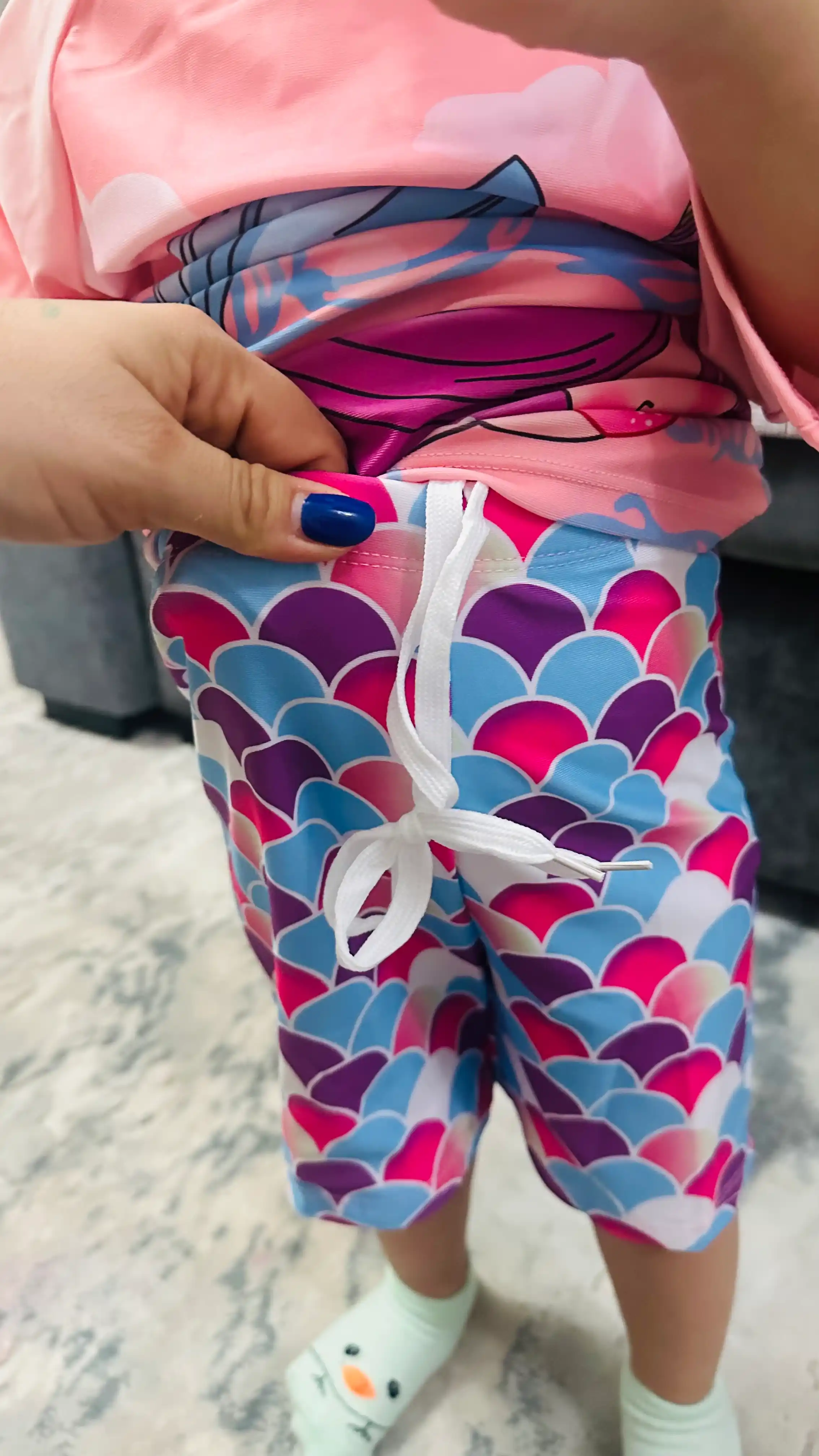 Купальник для девочек, 2–10 лет, с защитой UPF 40+
