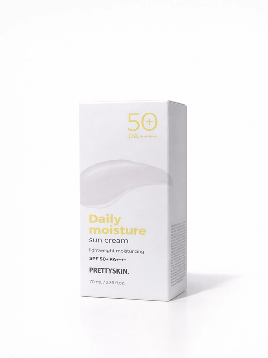 Pretty Skin Yuz uchun namlovchi, quyoshdan himolovchi krem SPF50+ PA+++, 70 gr