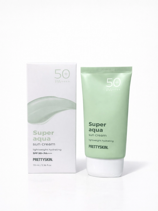 Увлажняющий солнцезащитный крем для лица Pretty Skin SPF50+ PA+++, 70 г - 