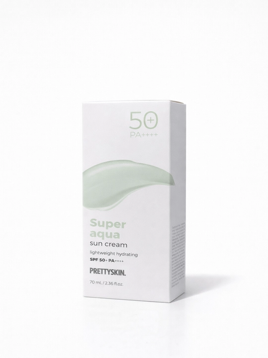 Pretty Skin Yuz uchun namlovchi, quyoshdan himolovchi krem SPF50+ PA+++, 70 gr