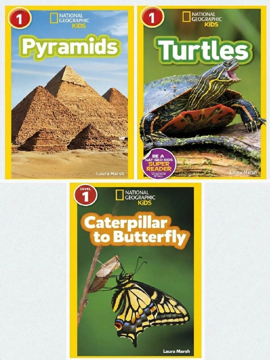 National Geographic Kids Level 1 kitoblari, donalab va to‘plamlar - 