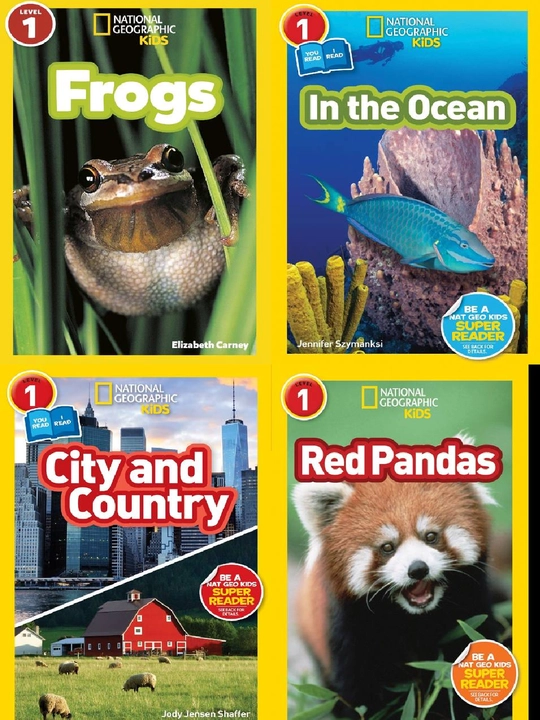 Книги National Geographic Kids Level 1, поштучно и наборы