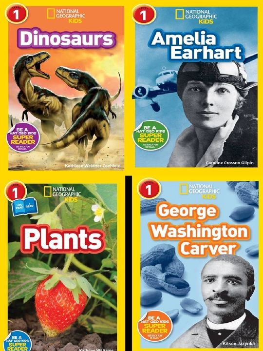 Книги National Geographic Kids Level 1, поштучно и наборы