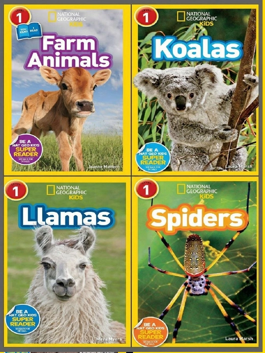 Книги National Geographic Kids Level 1, поштучно и наборы