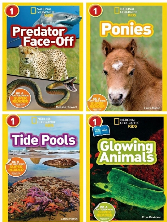 Книги National Geographic Kids Level 1, поштучно и наборы