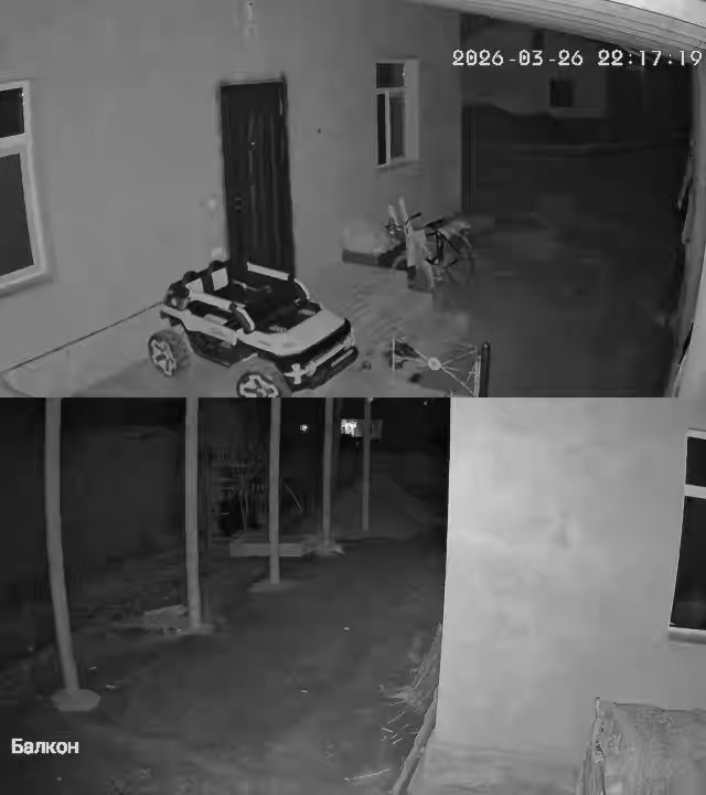Video kamera, ikkita linzali smart tashqi xavfsizlik kamerasi, Wi-Fi, PTZ, icsee
