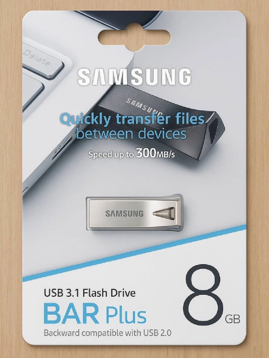Флешка USB, Samsung 2 ГБ, 4 ГБ, 8 ГБ, 16 ГБ, 32 ГБ, 64 ГБ, 128 ГБ - 