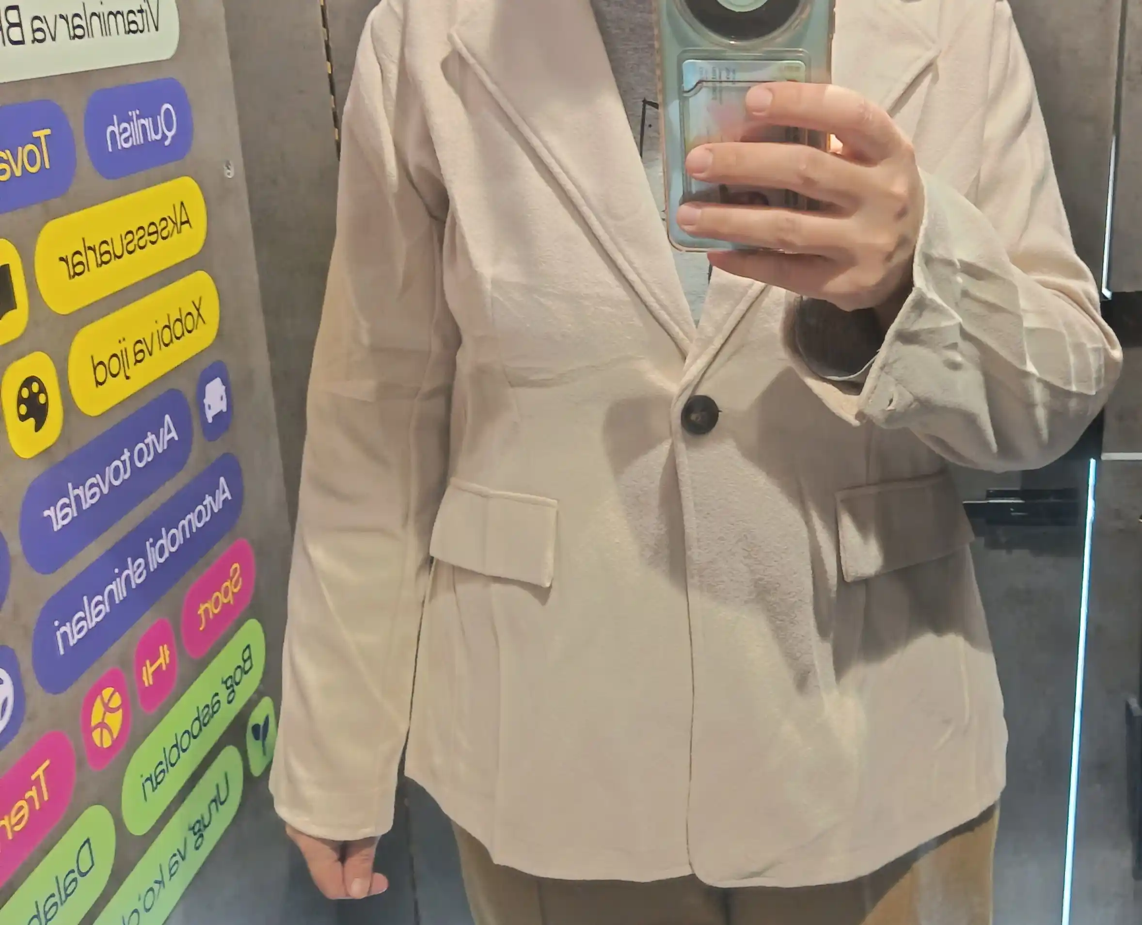 Ayollar oversize pidjak, klassik jaket, 46-58 o‘lcham - EllyFashion