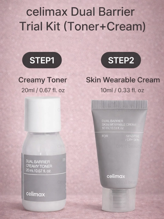 Celimax набор миниатюр для лица: Noni, Dual Barrier, Dark Spot — тонер, крем, сыворотка