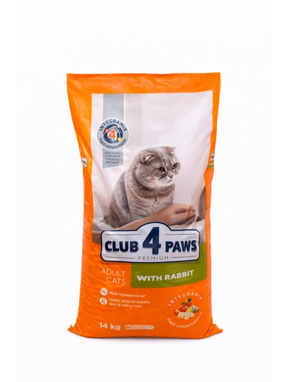 CLub 4 paws для взрослых, 14 кг, вкус кролик