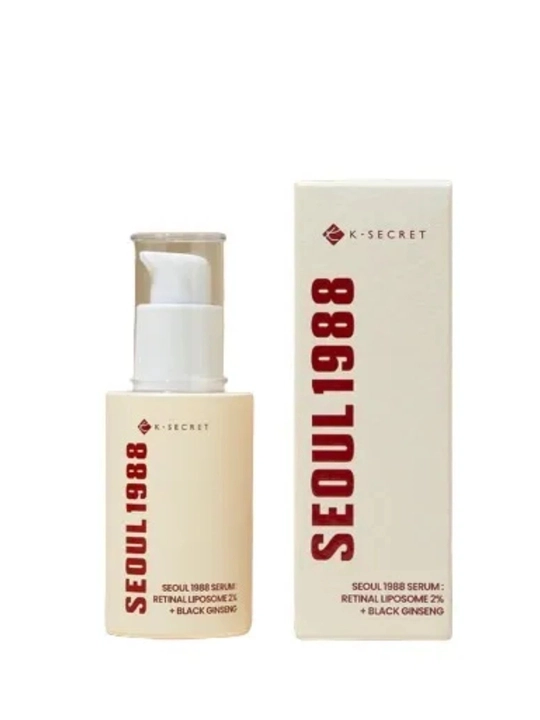 Сыворотка для лица с ретиналем K-Secret Seoul 1988 Serum: Retinal 2% + Black Ginseng 30ml - 