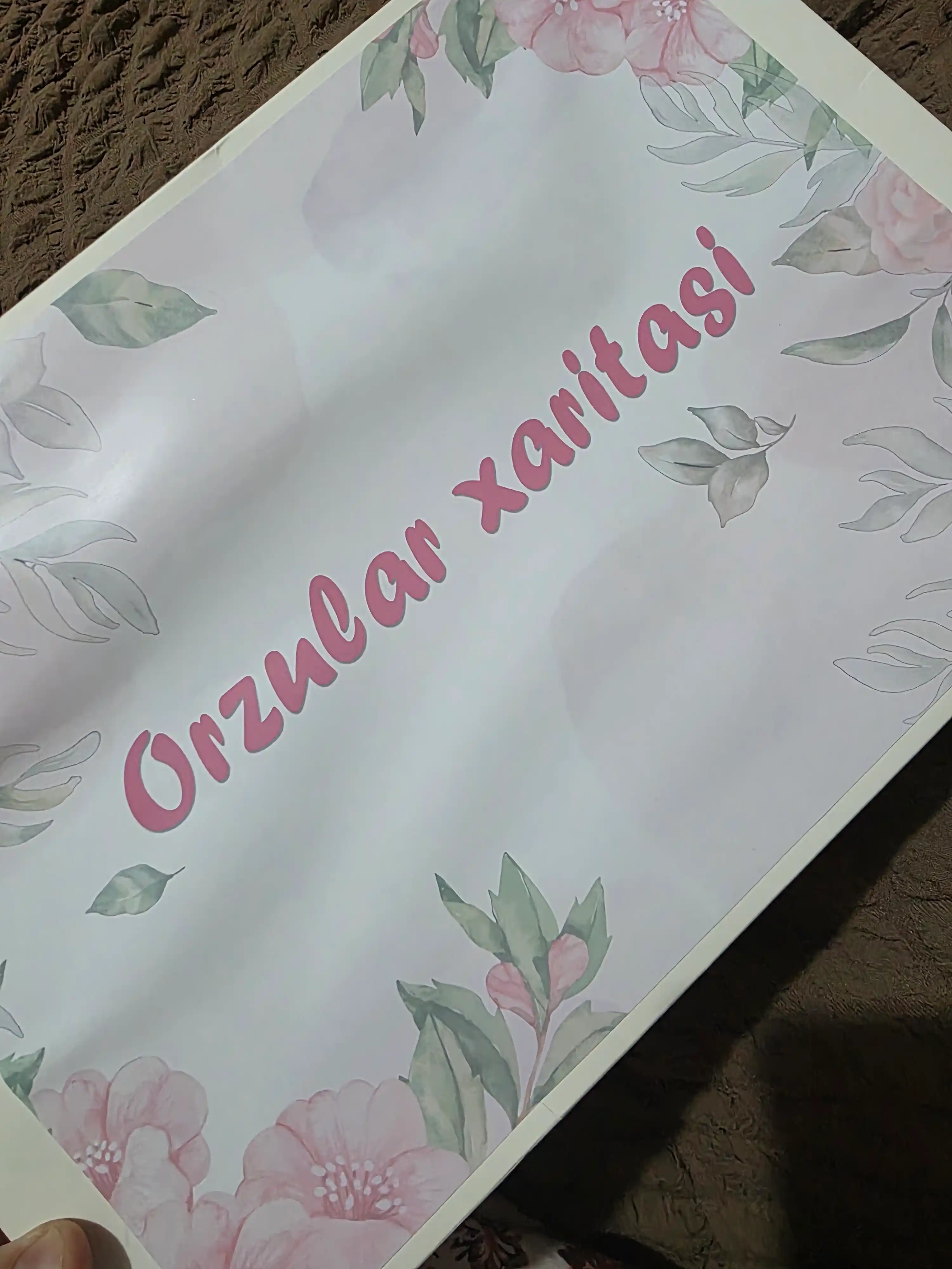 Orzular xaritasi - maqsadlar va muvaffaqiyatni vizualizatsiya qilish uchun sovg‘a to‘plami